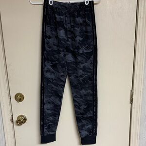 adidas Black and Gray Camo Kids Joggers